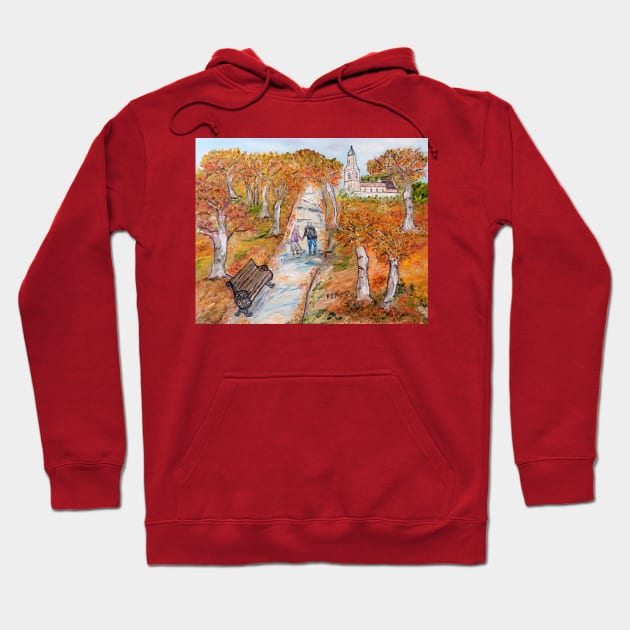 L'autunno della vita Hoodie by nicastro